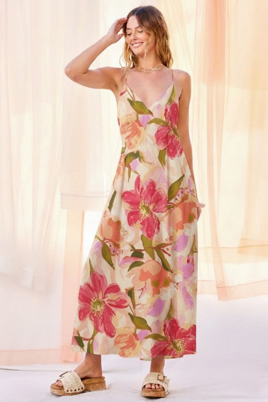 Sunset Floral Maxi