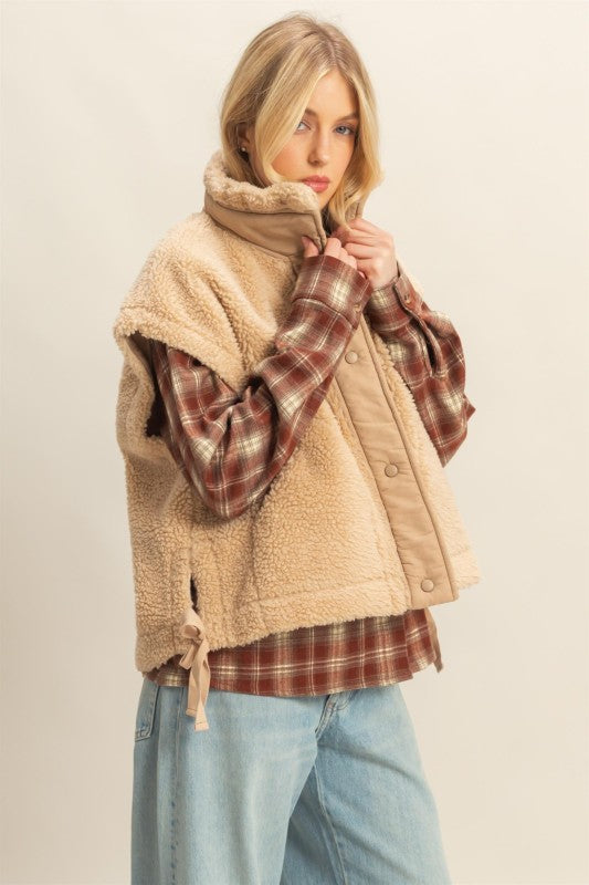 The Cozy Sherpa Vest