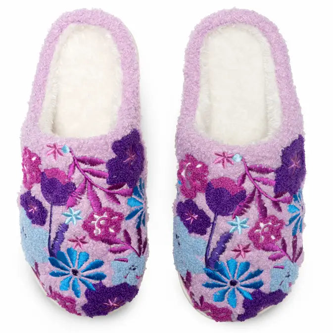 Purple Bloom Slippers