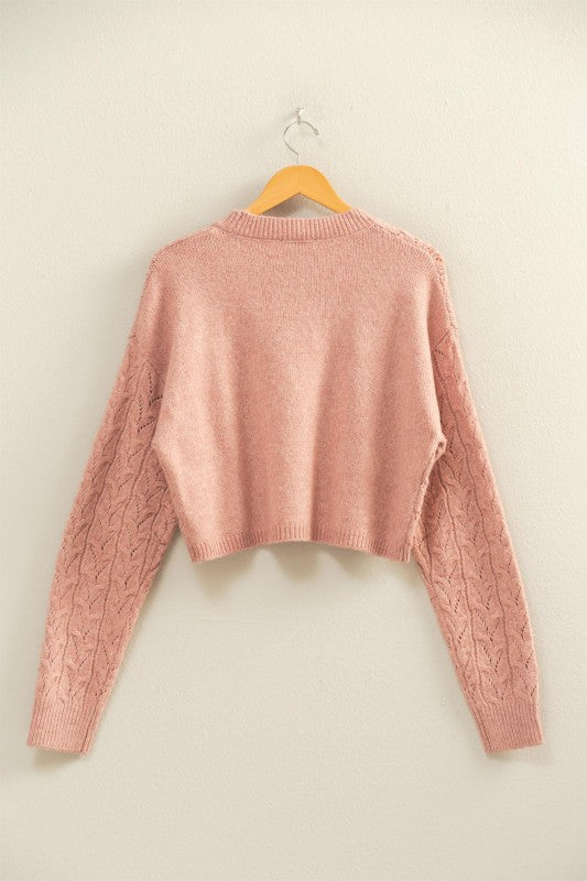 Pink Frost Knit