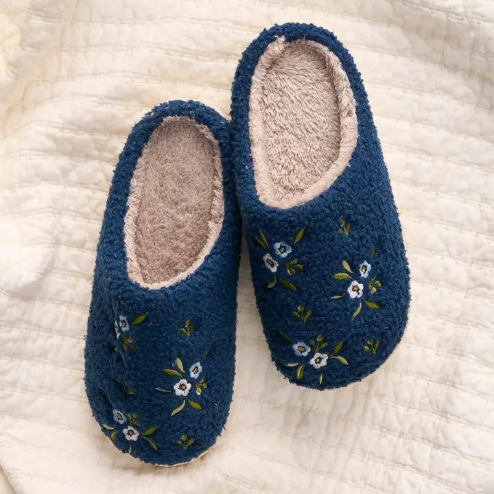 Dainty Floral Slippers