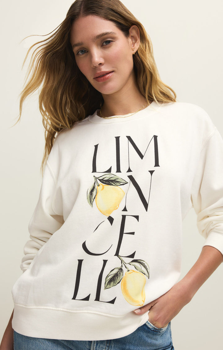 Limon Boyfriend Sweatshirt Sea Salt