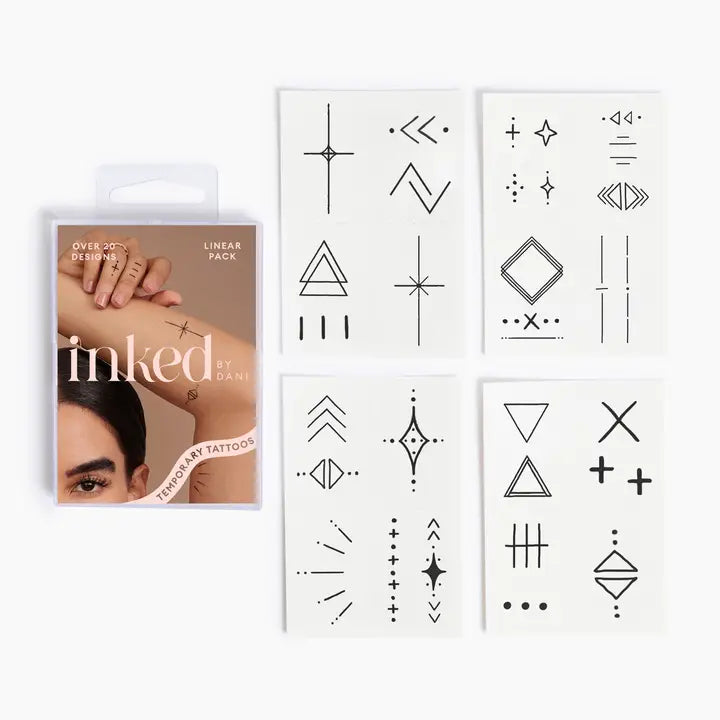 Inked by Dani Temporary Tattoo Set