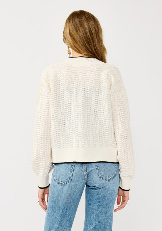 The Pointelle Knit Cardigan