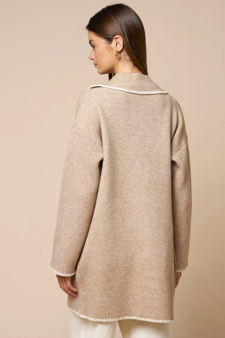 The Contrast Trim Coat