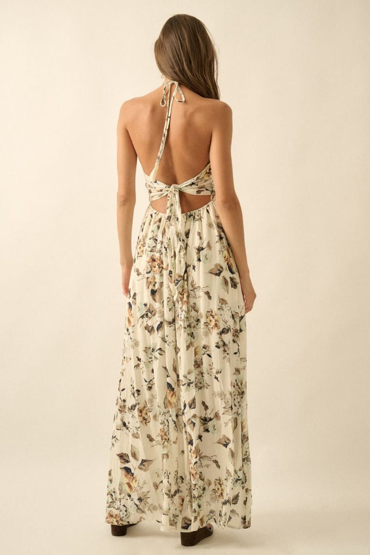 The Crepe Floral Maxi