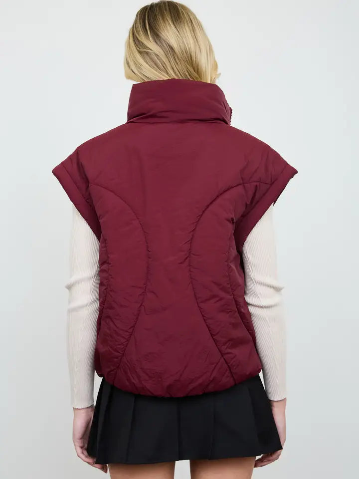 The Wine Puffer Vest