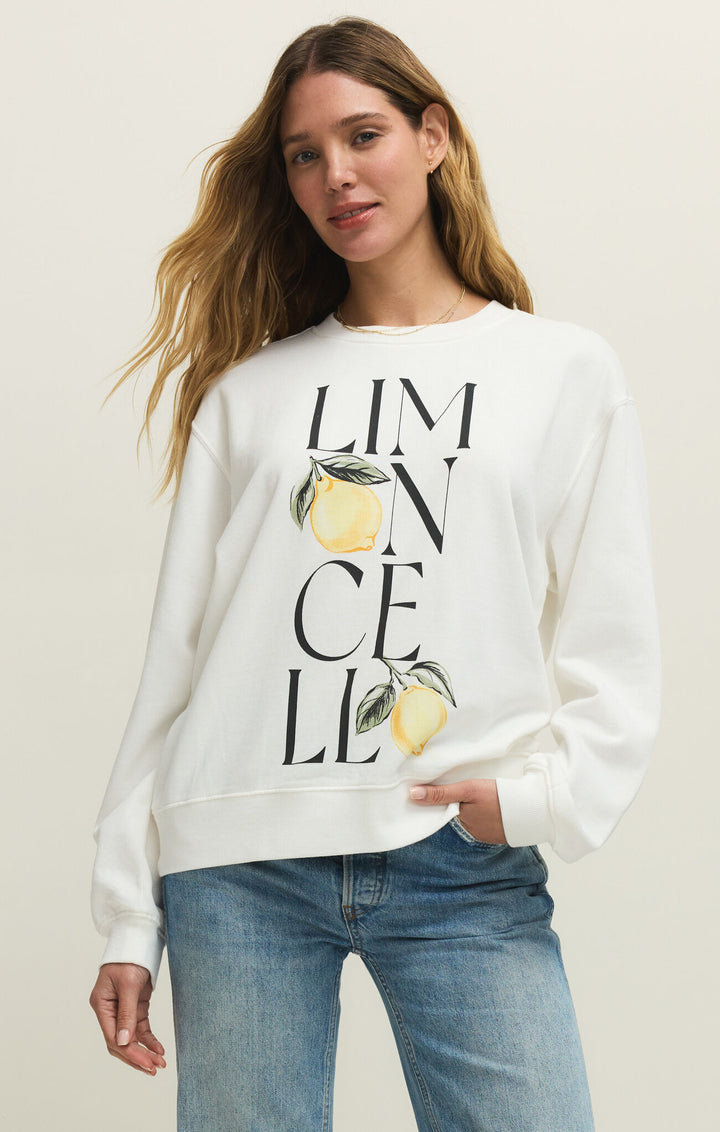 Limon Boyfriend Sweatshirt Sea Salt