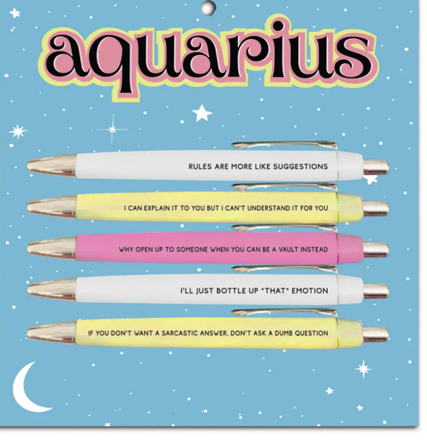 astrology zodiac pen sets – Apple & Oak