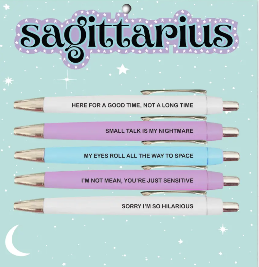 astrology zodiac pen sets – Apple & Oak